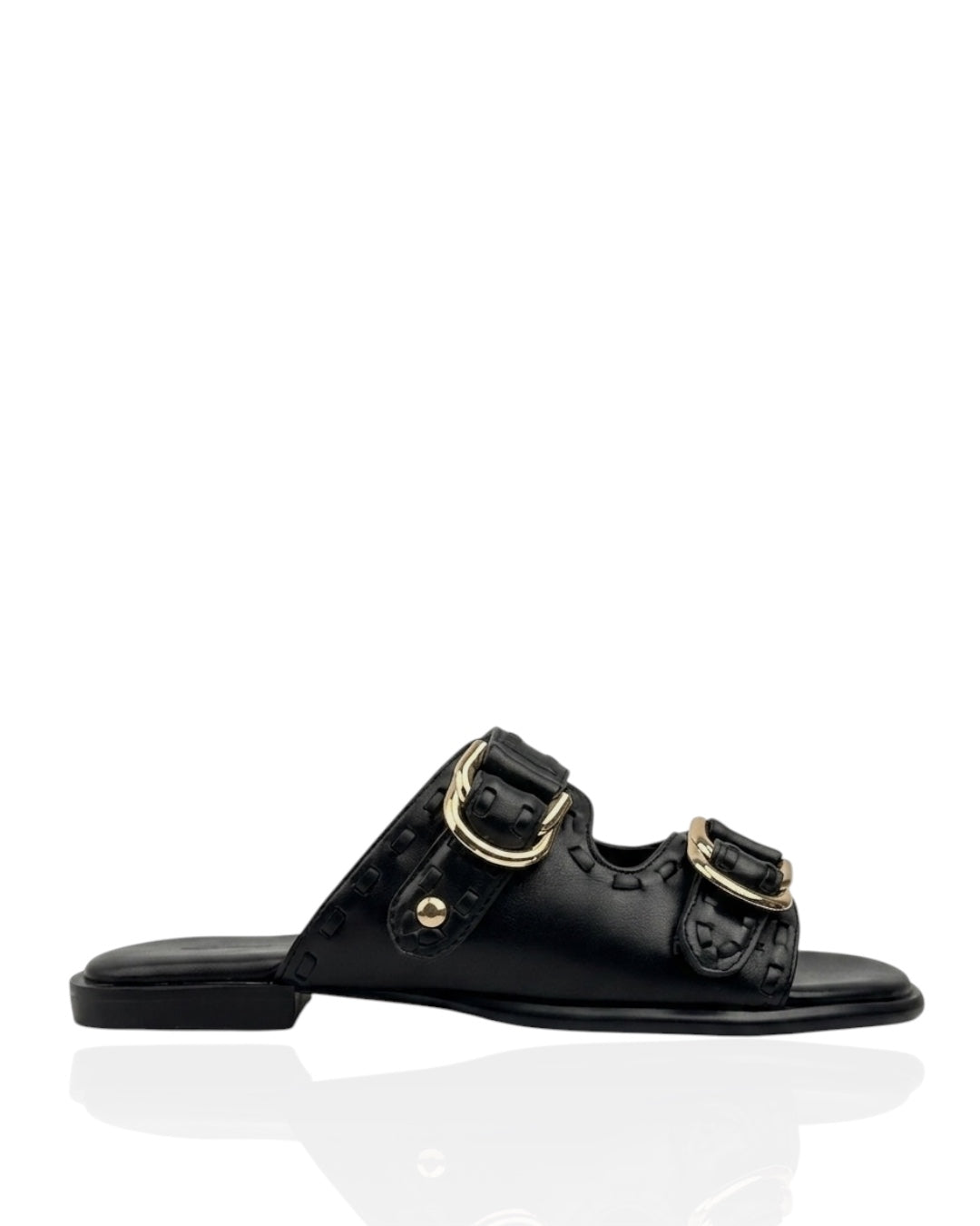 Leather slipper