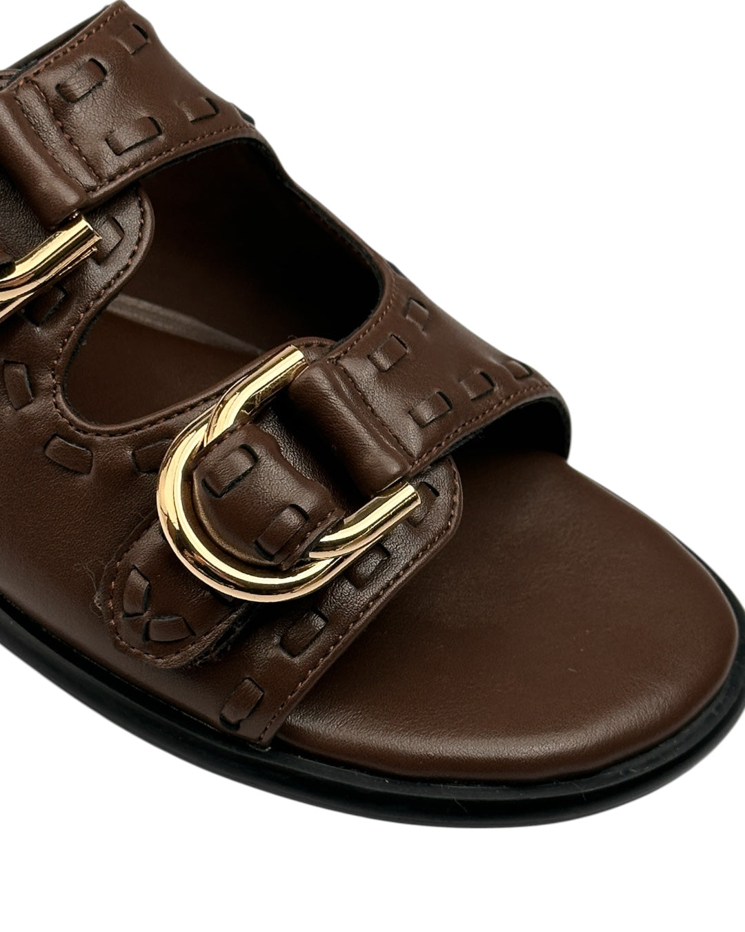Leather slipper