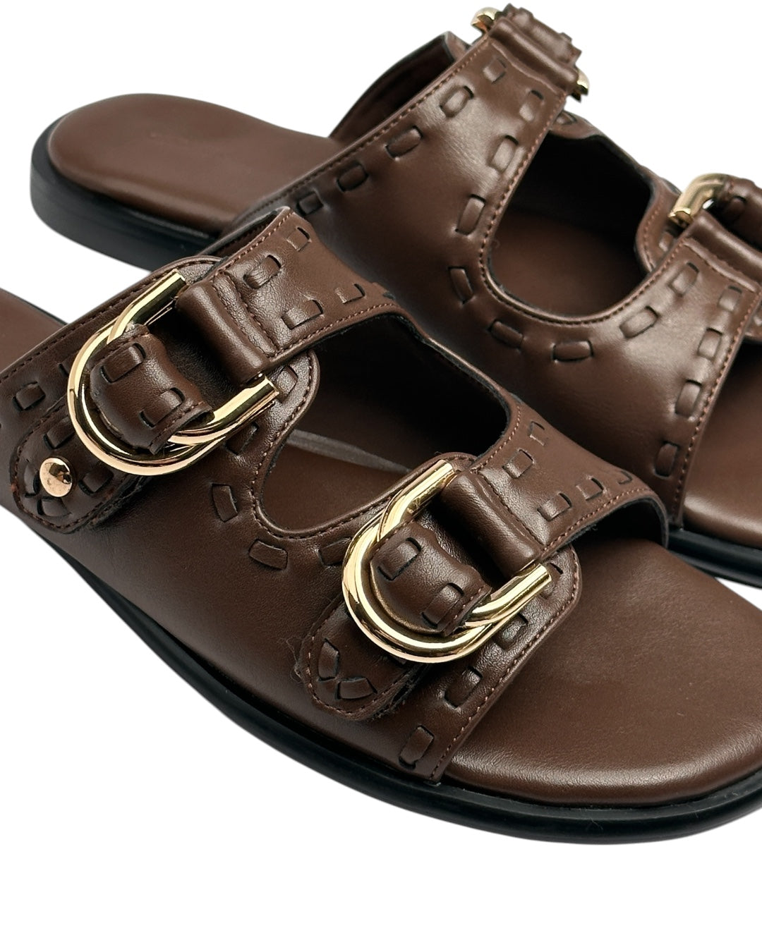 Leather slipper