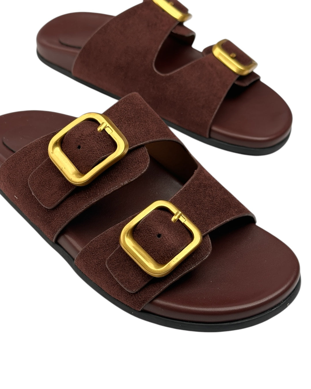Suede slippers
