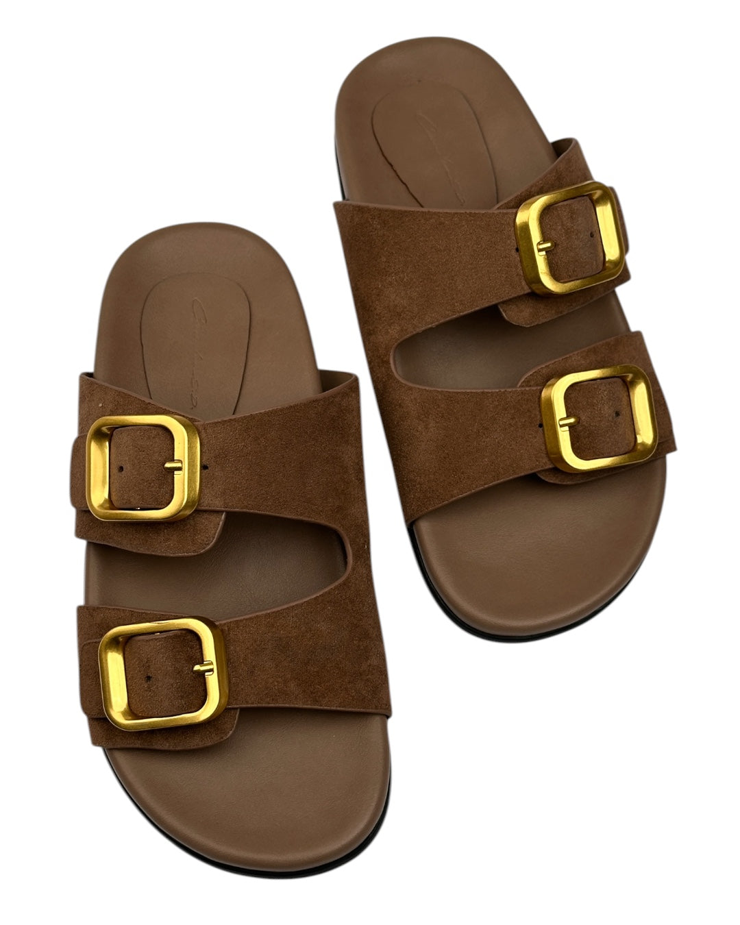 Suede slippers