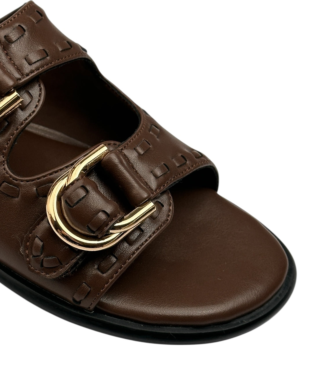 Leather slipper