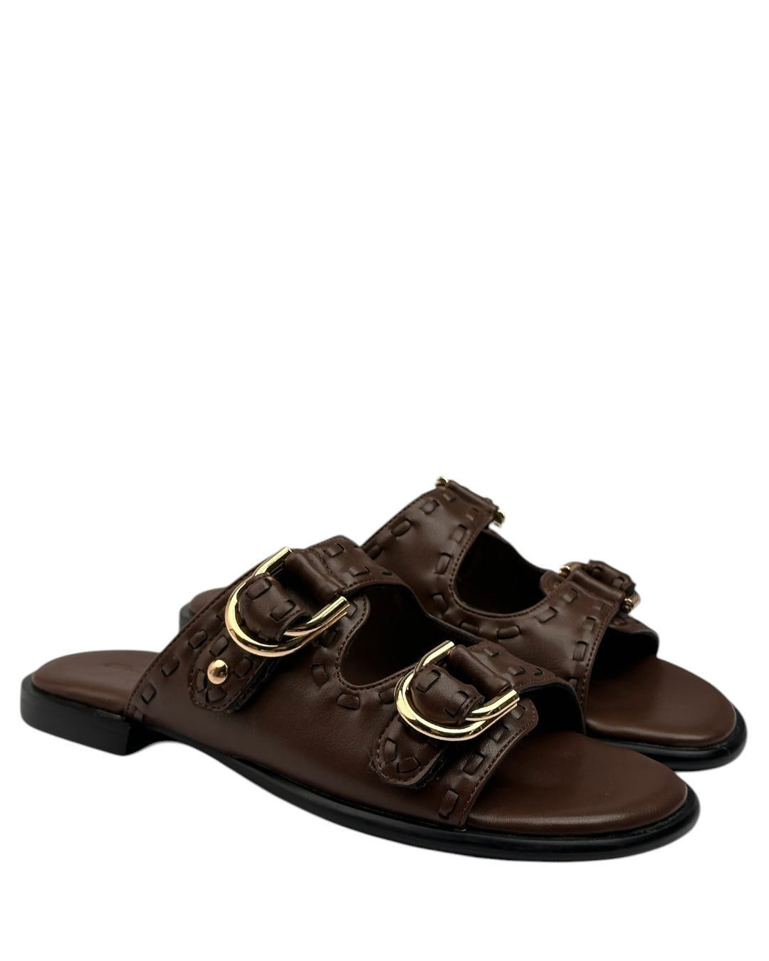 Leather slipper