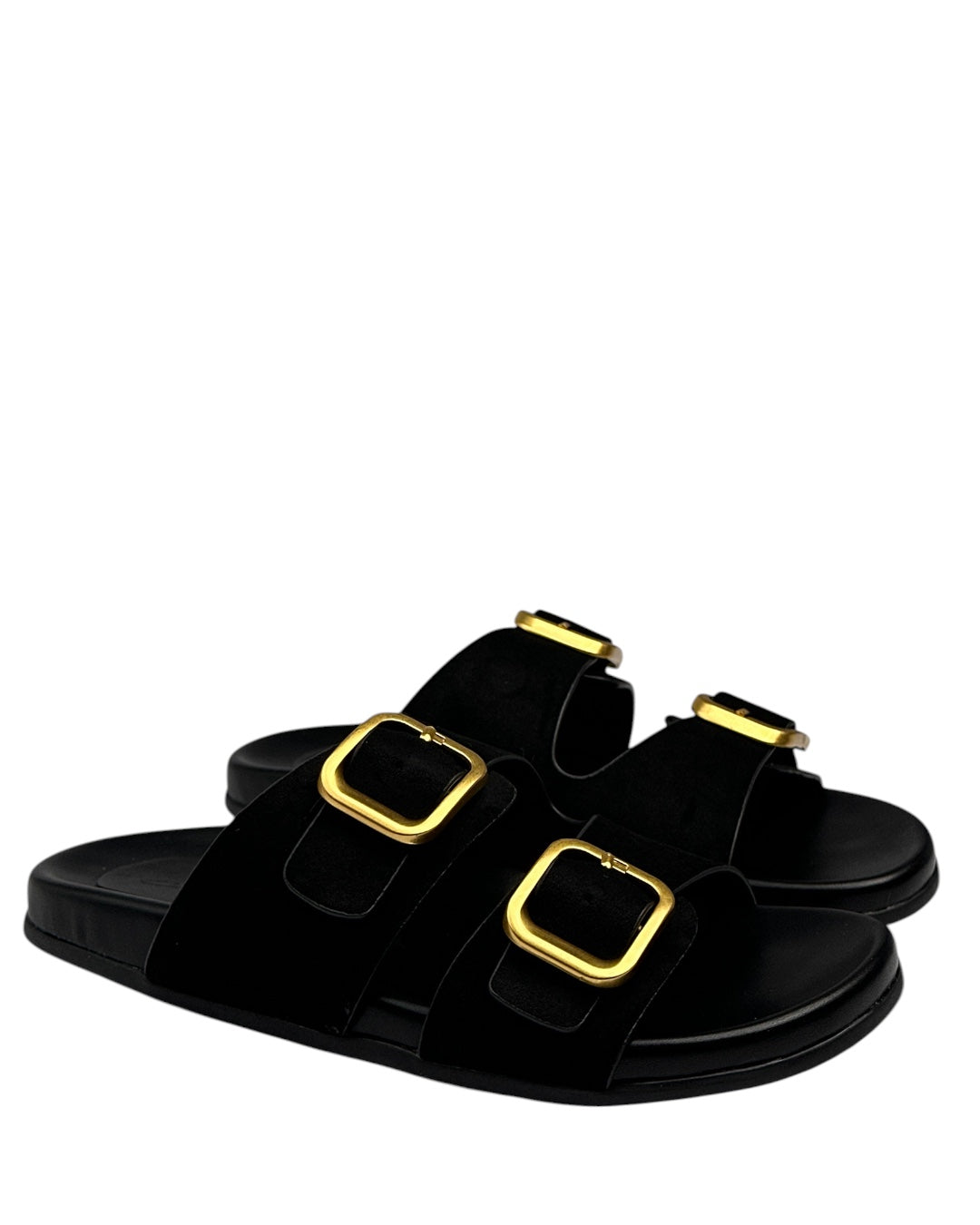 Suede slippers