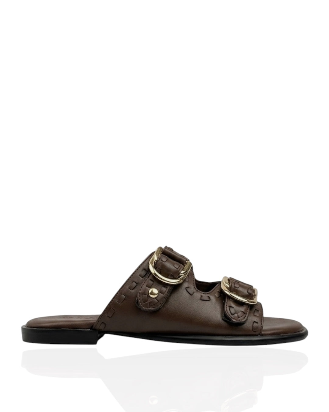Leather slipper