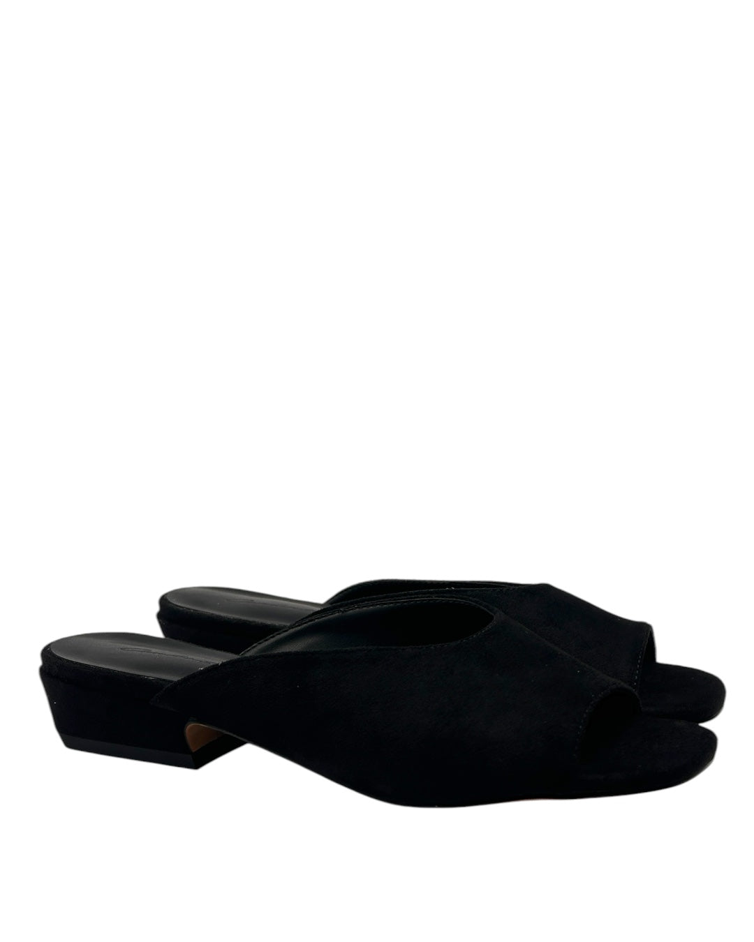 Suede mules