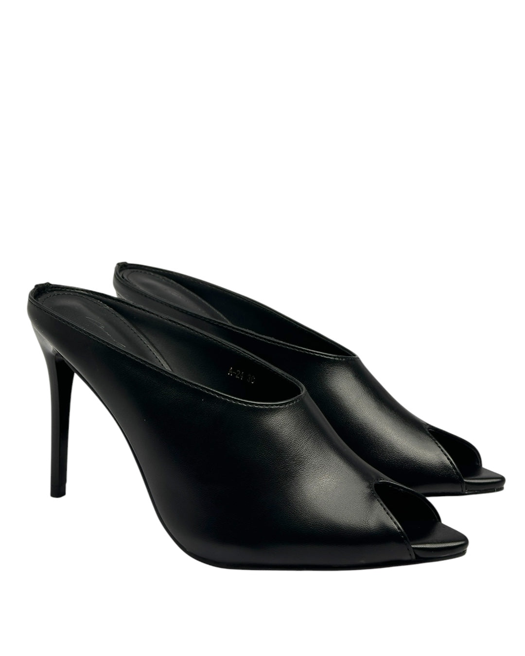 Leather mules