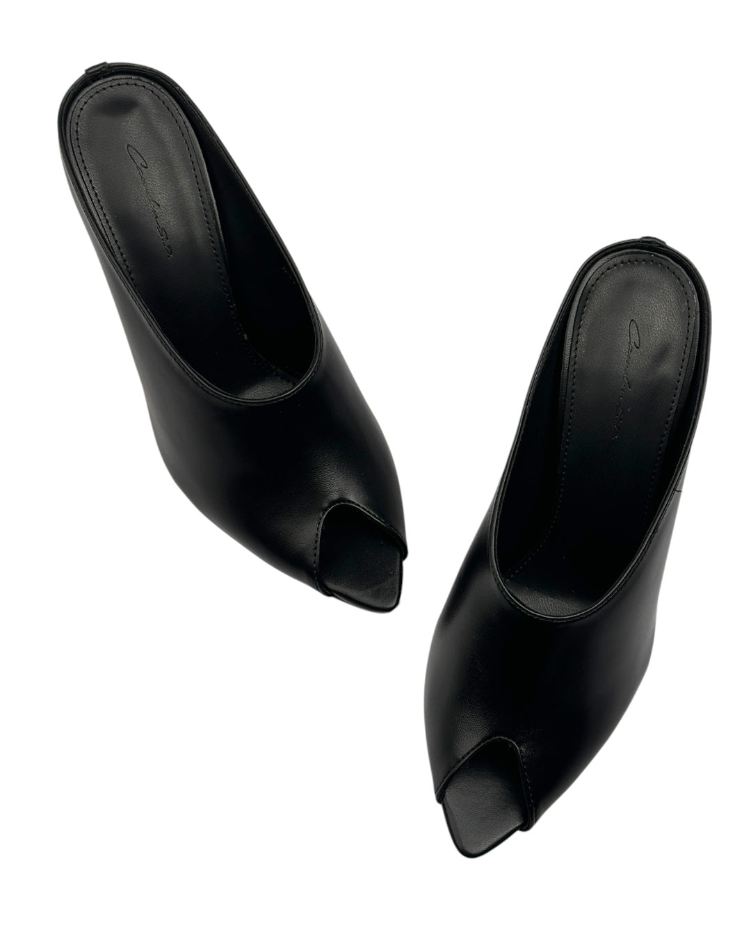 Leather mules