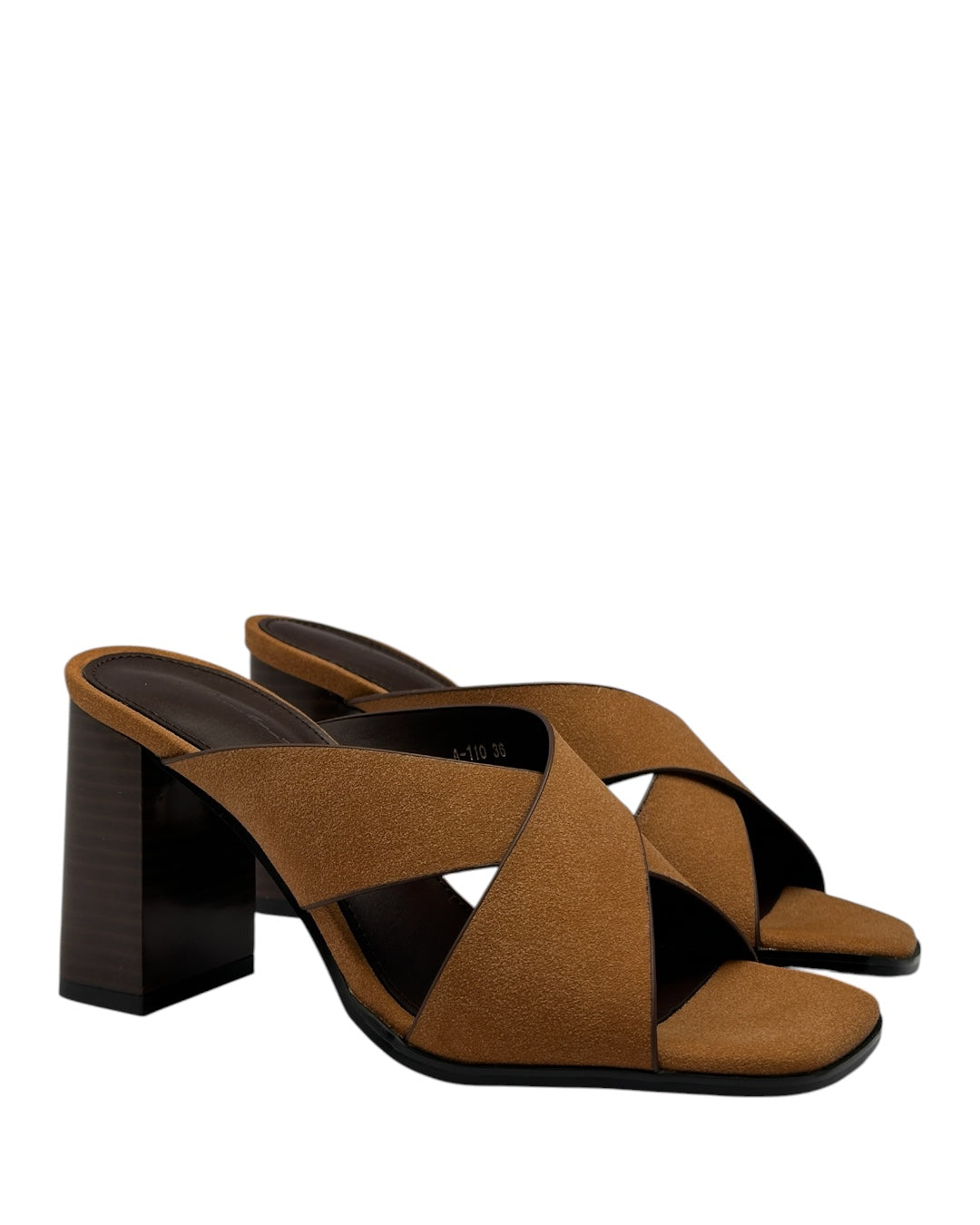 Suede mules