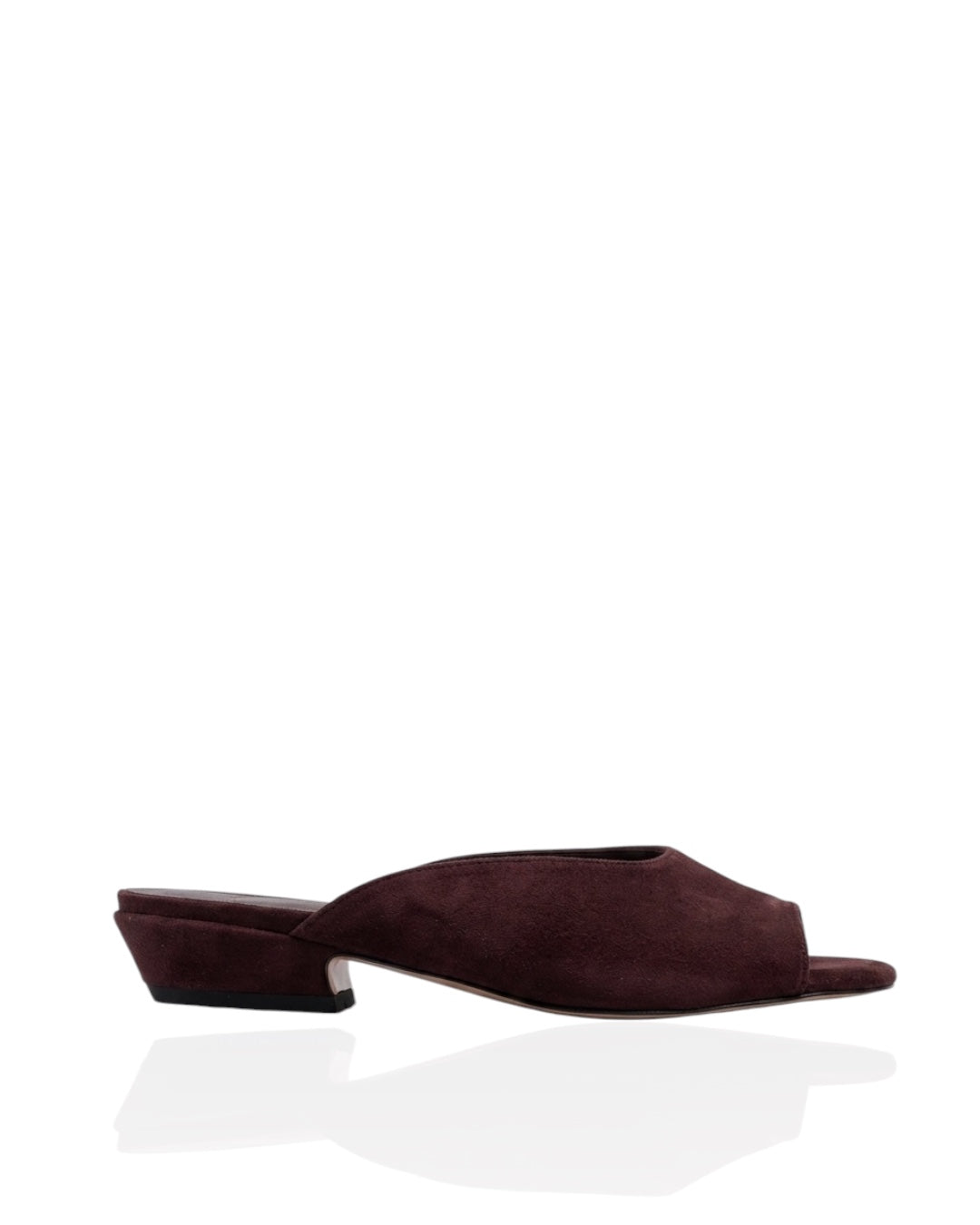 Suede mules