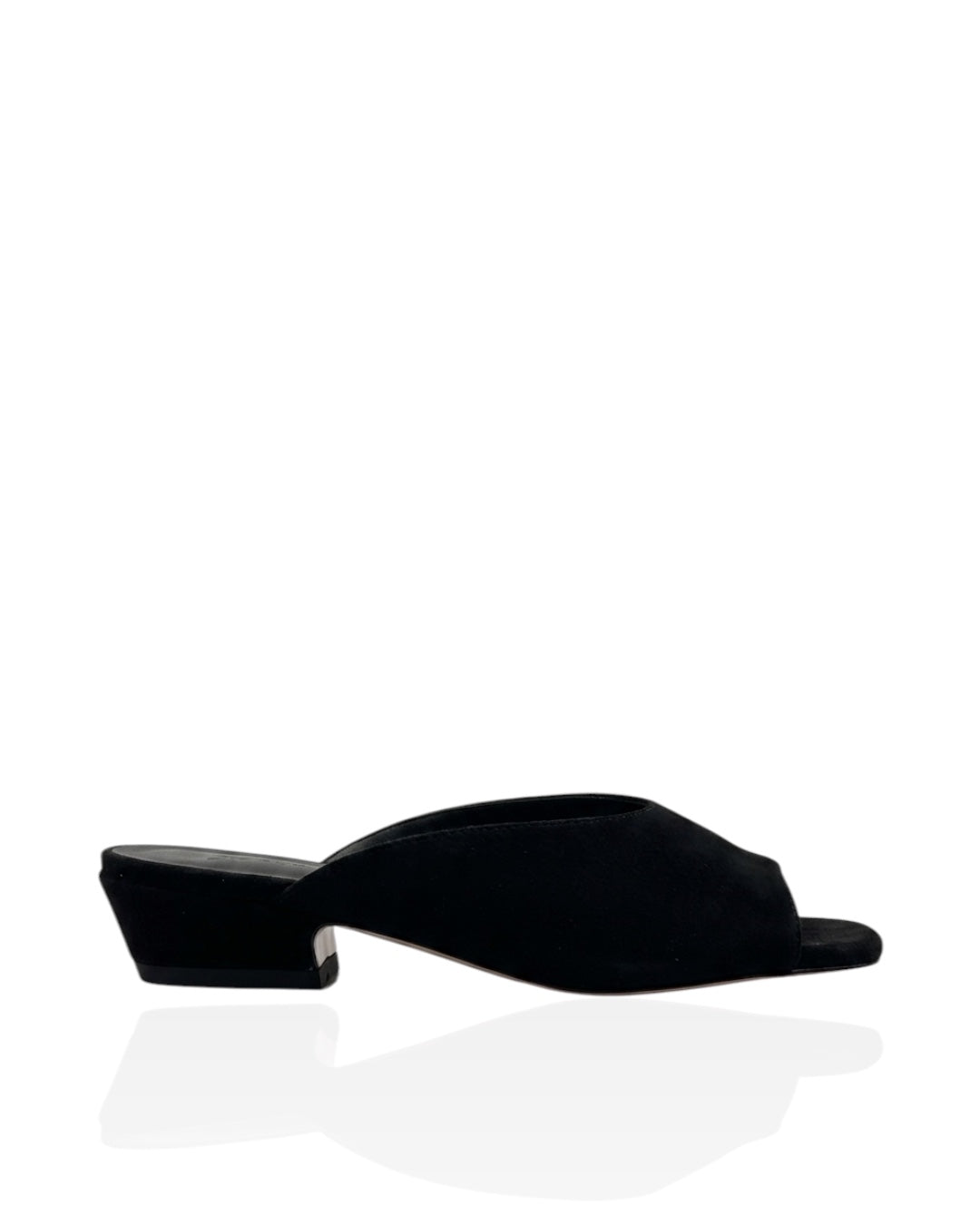 Suede mules