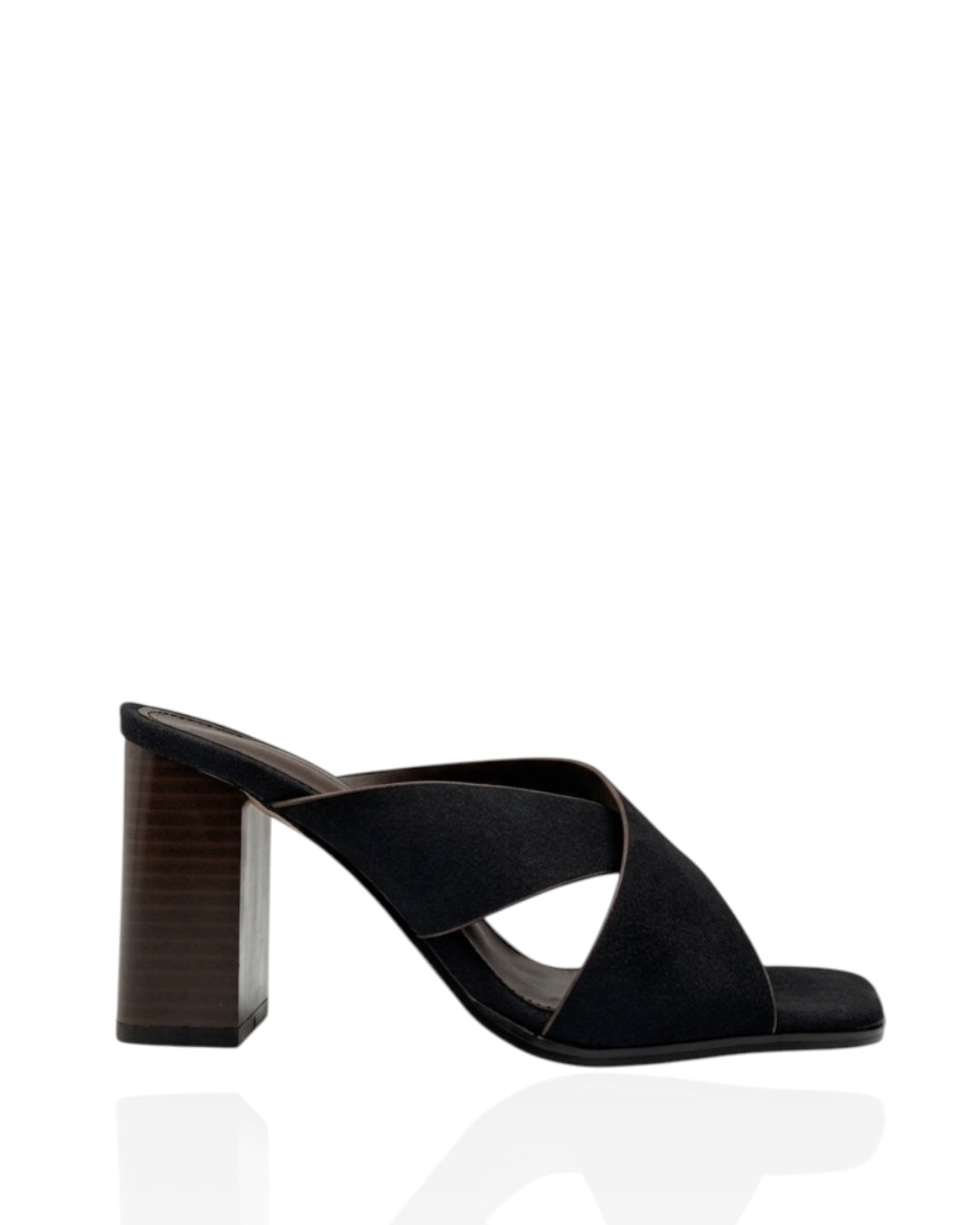 Suede mules
