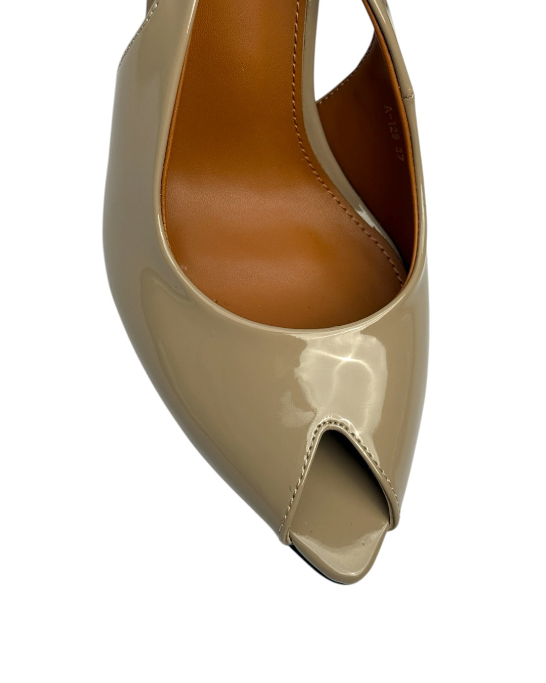 Patent leather mules