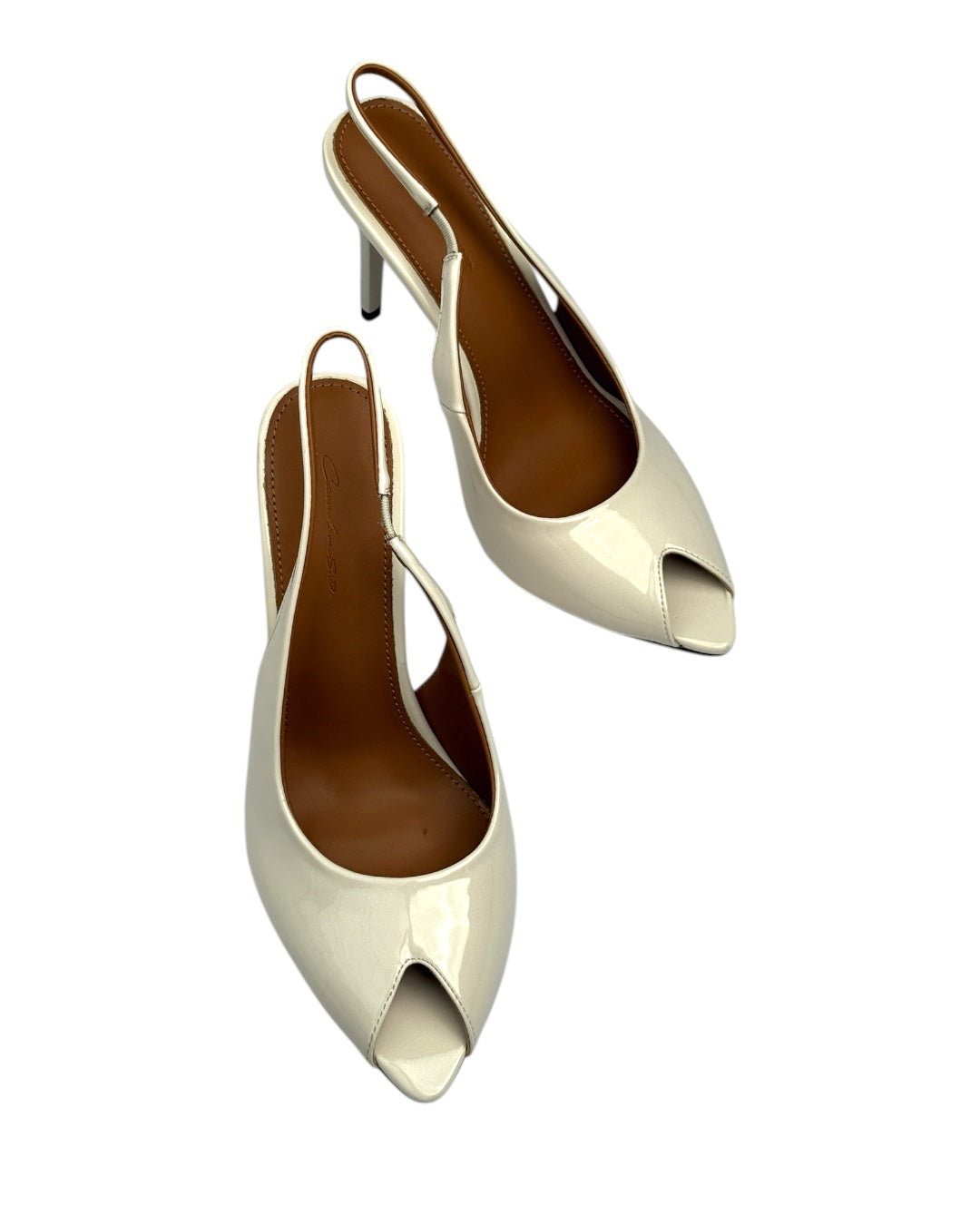 Patent leather mules