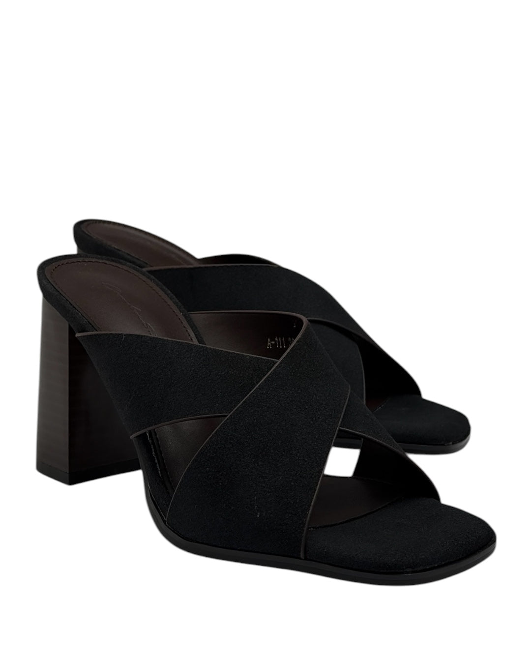 Suede mules