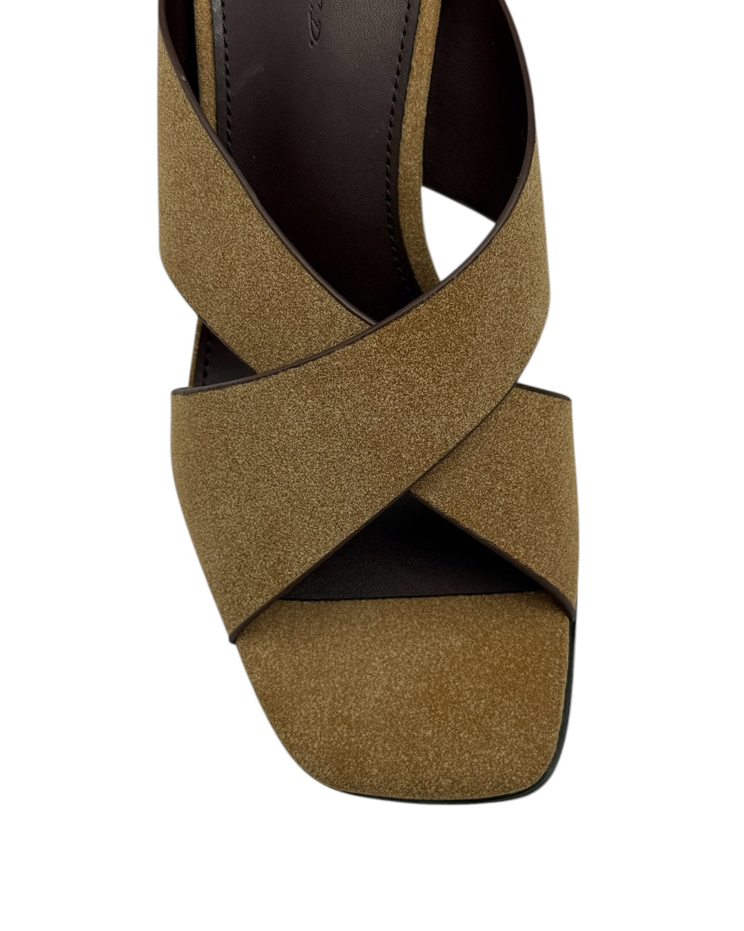 Suede mules