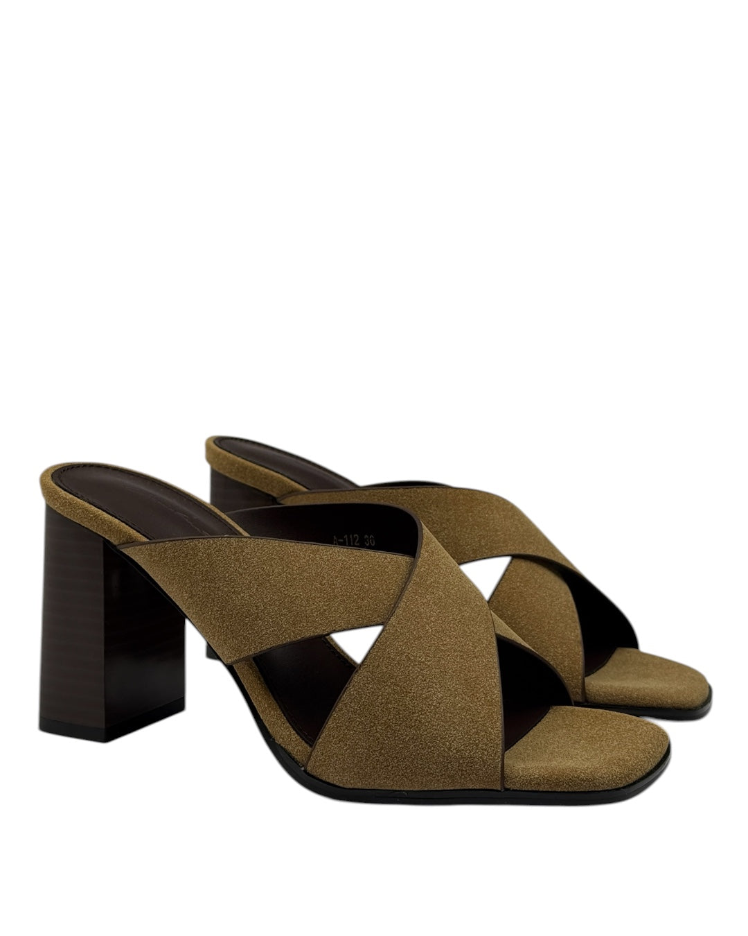 Suede mules