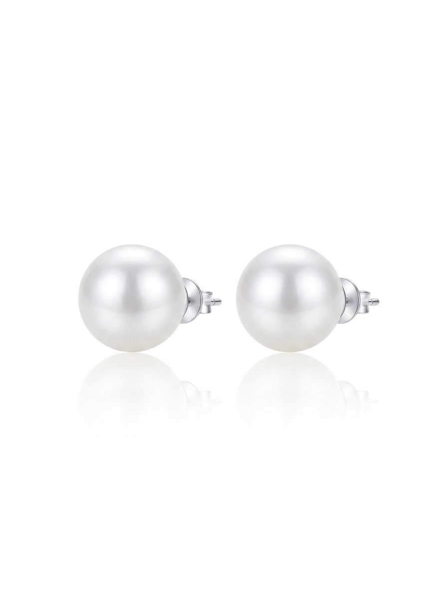 Rose-design earrings