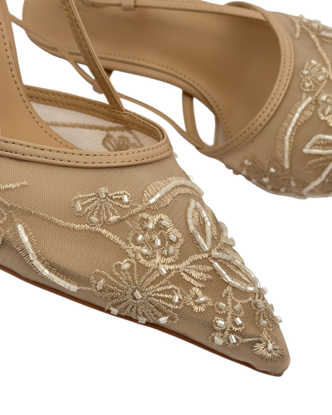 Chiffon heels