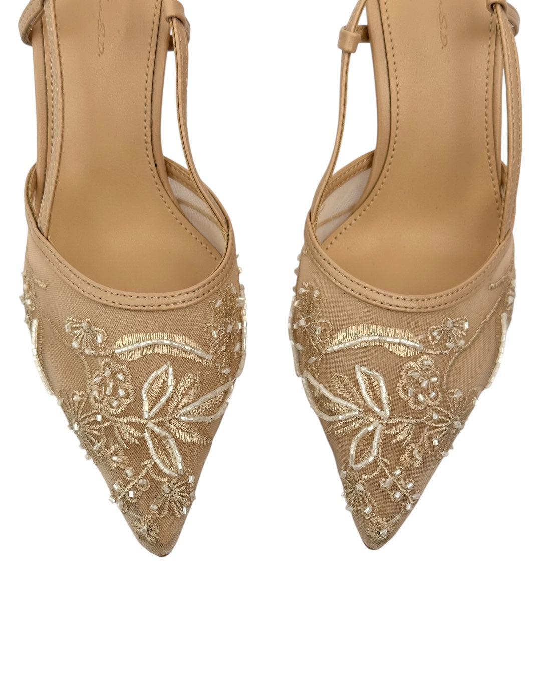 Chiffon heels