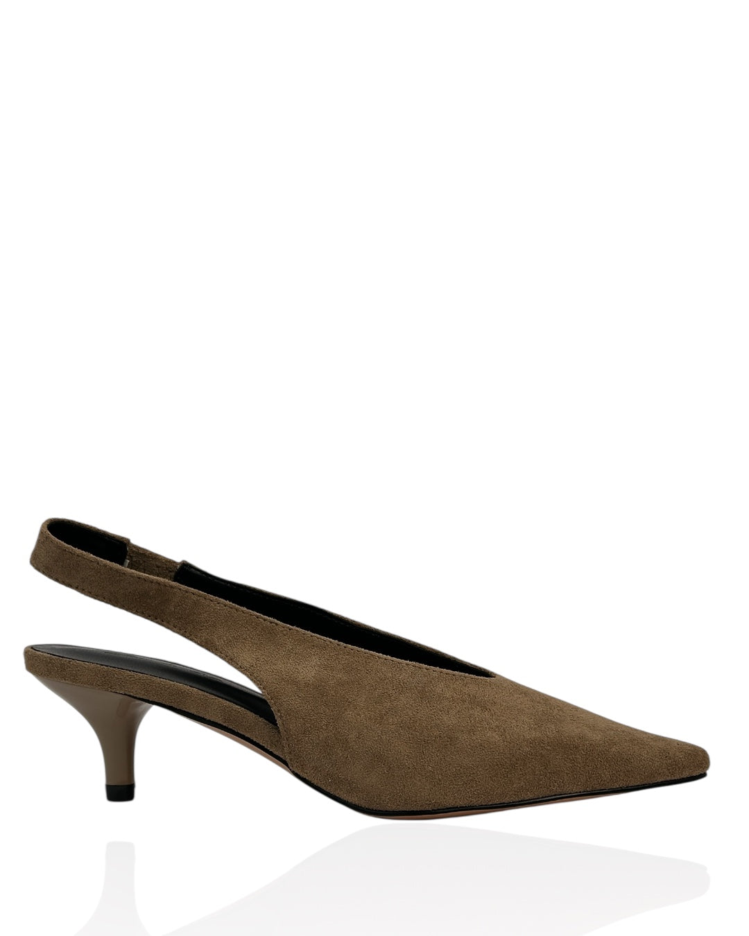 Suede heels