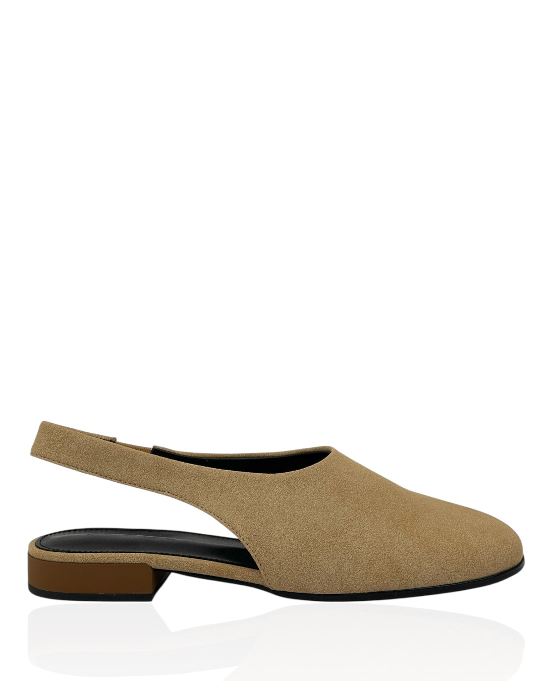 Suede ballet flats