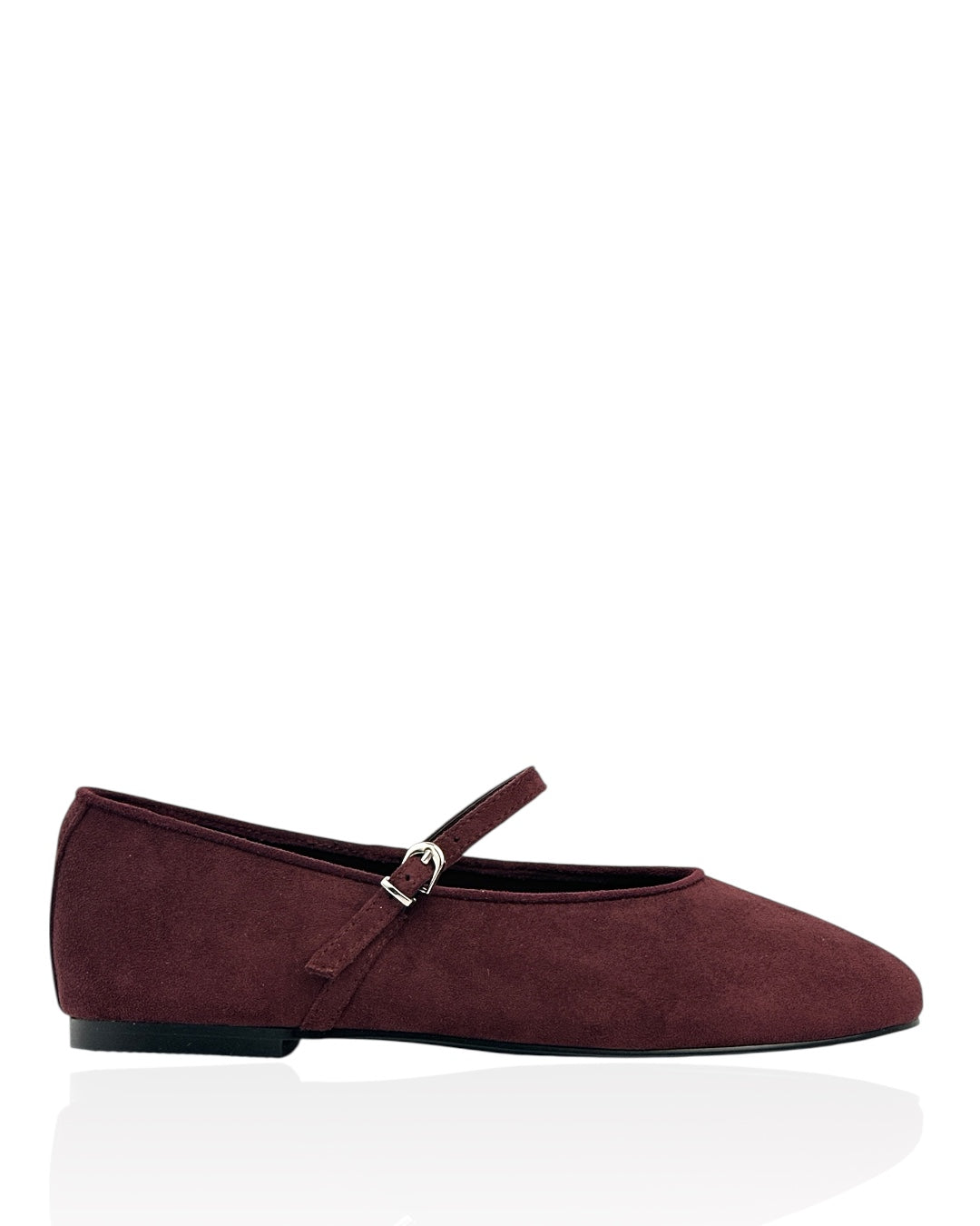 Suede ballet flats