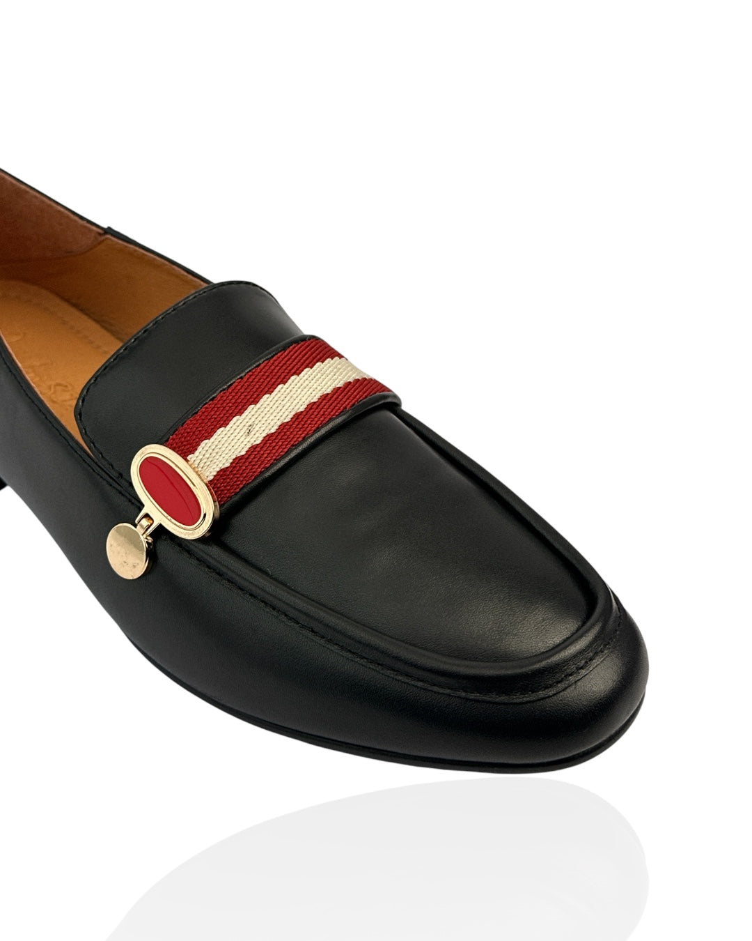 Leather top-sider
