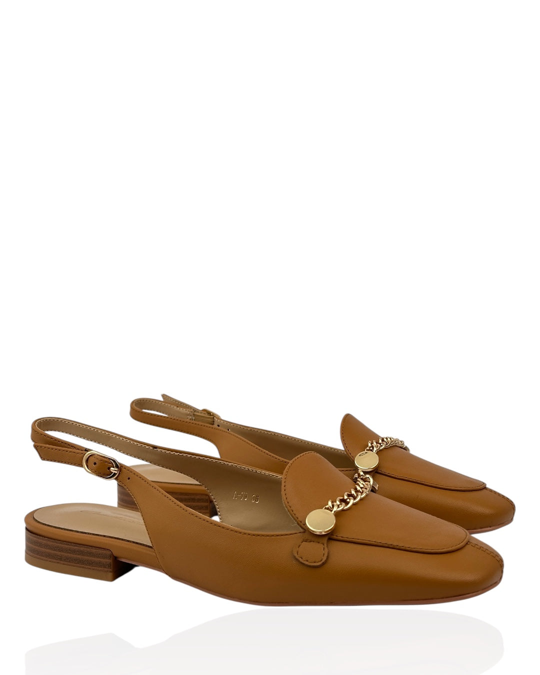 Leather slippers