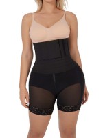 Corset shorts with elastic waistband