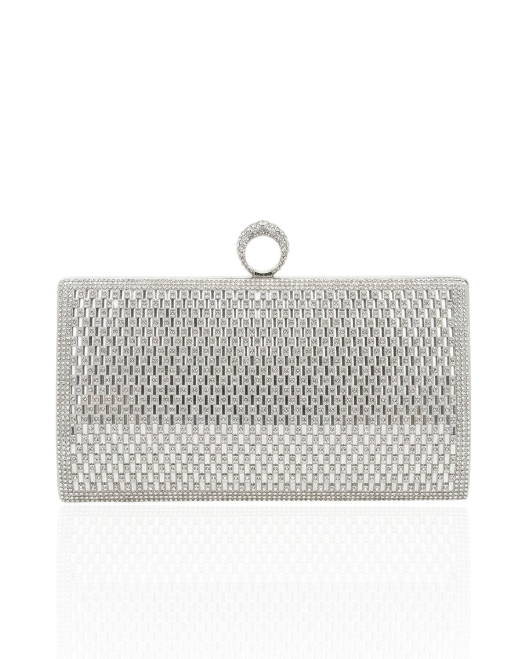 Handmade crystal-studded bag