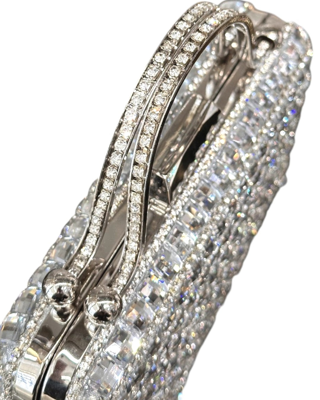 Wallet with crystal stones