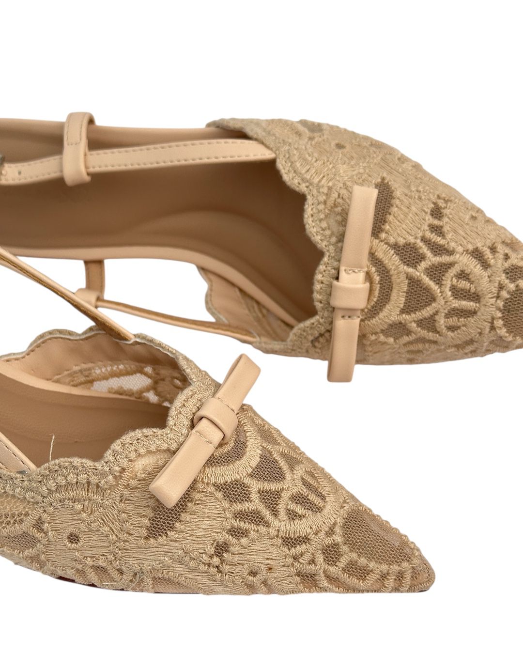 Lace heels