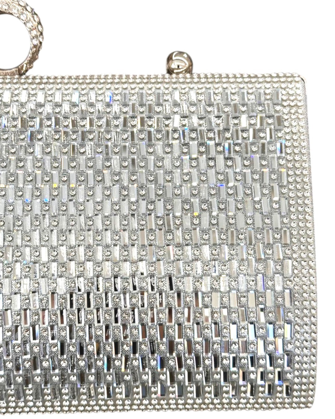Handmade crystal-studded bag