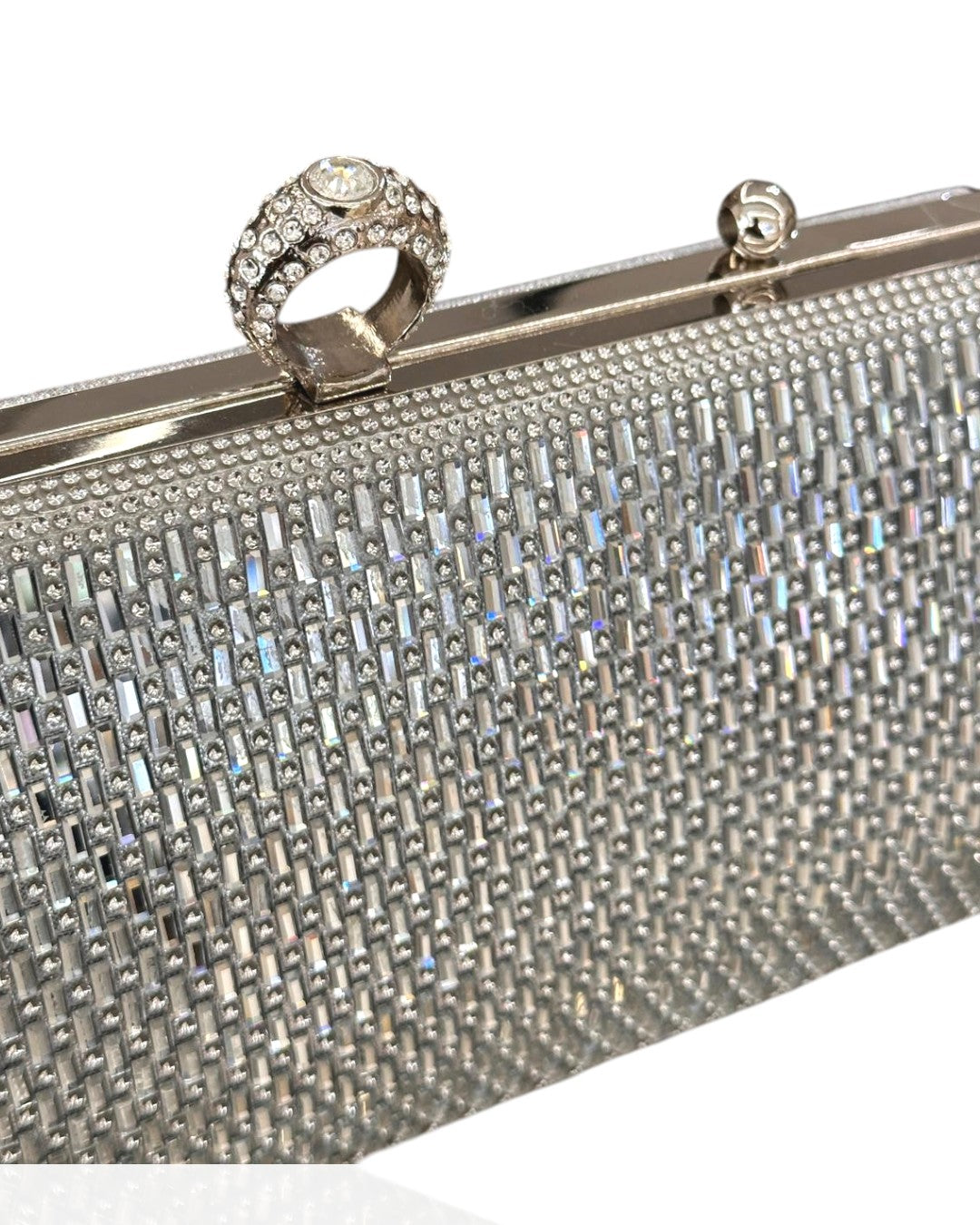 Handmade crystal-studded bag