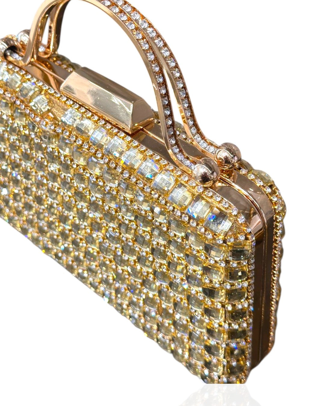 Wallet with crystal stones