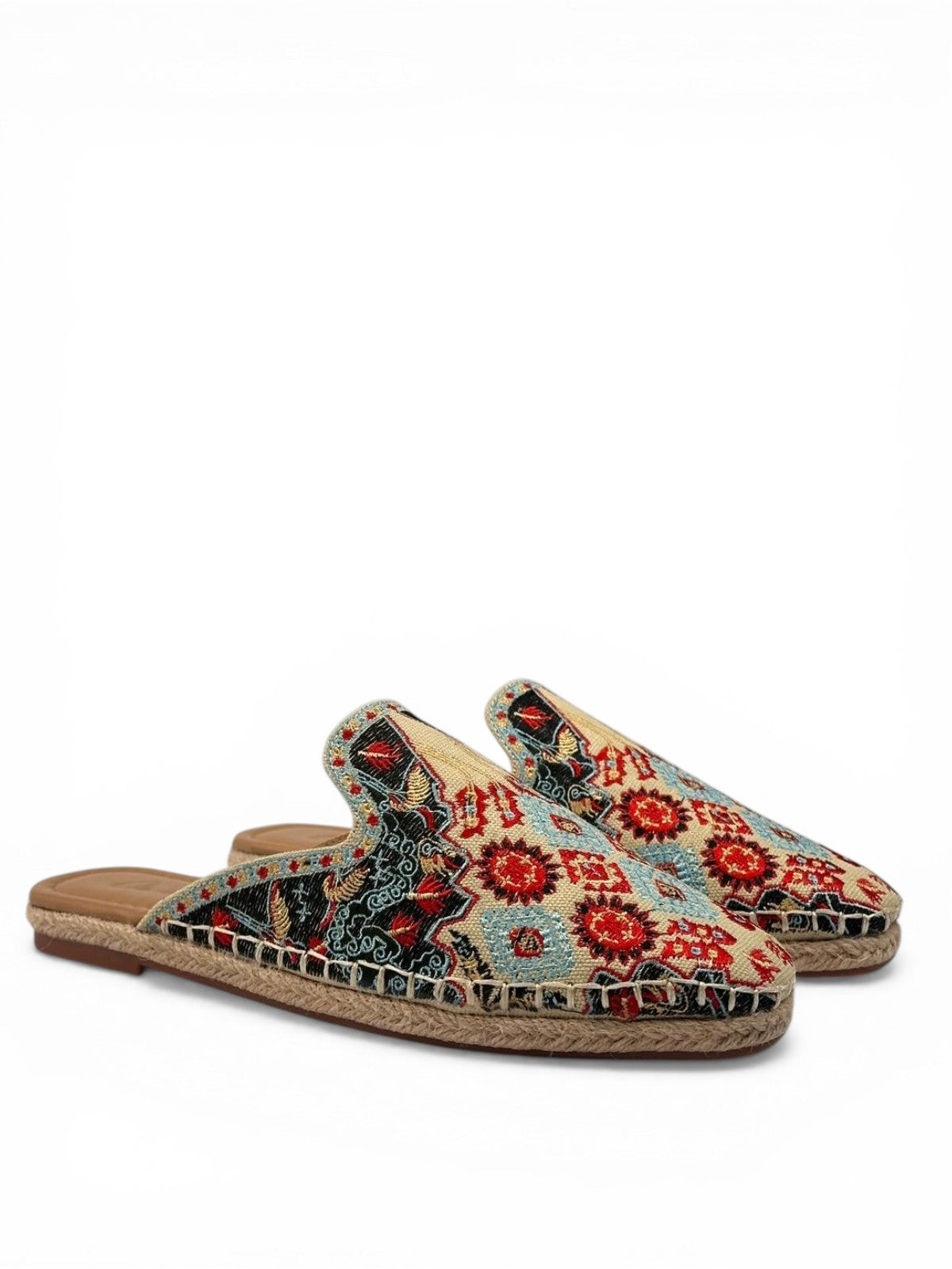 Artisan Tapestry Espadrille Slides