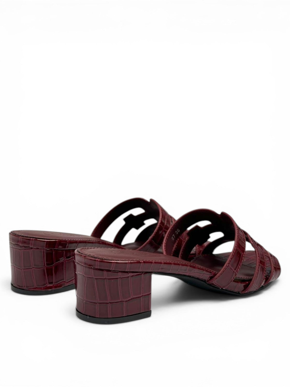 Leather slipper