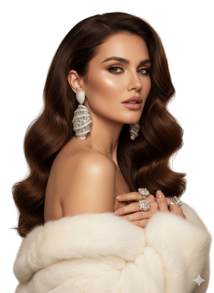 أقراط مرصعة بالزركون