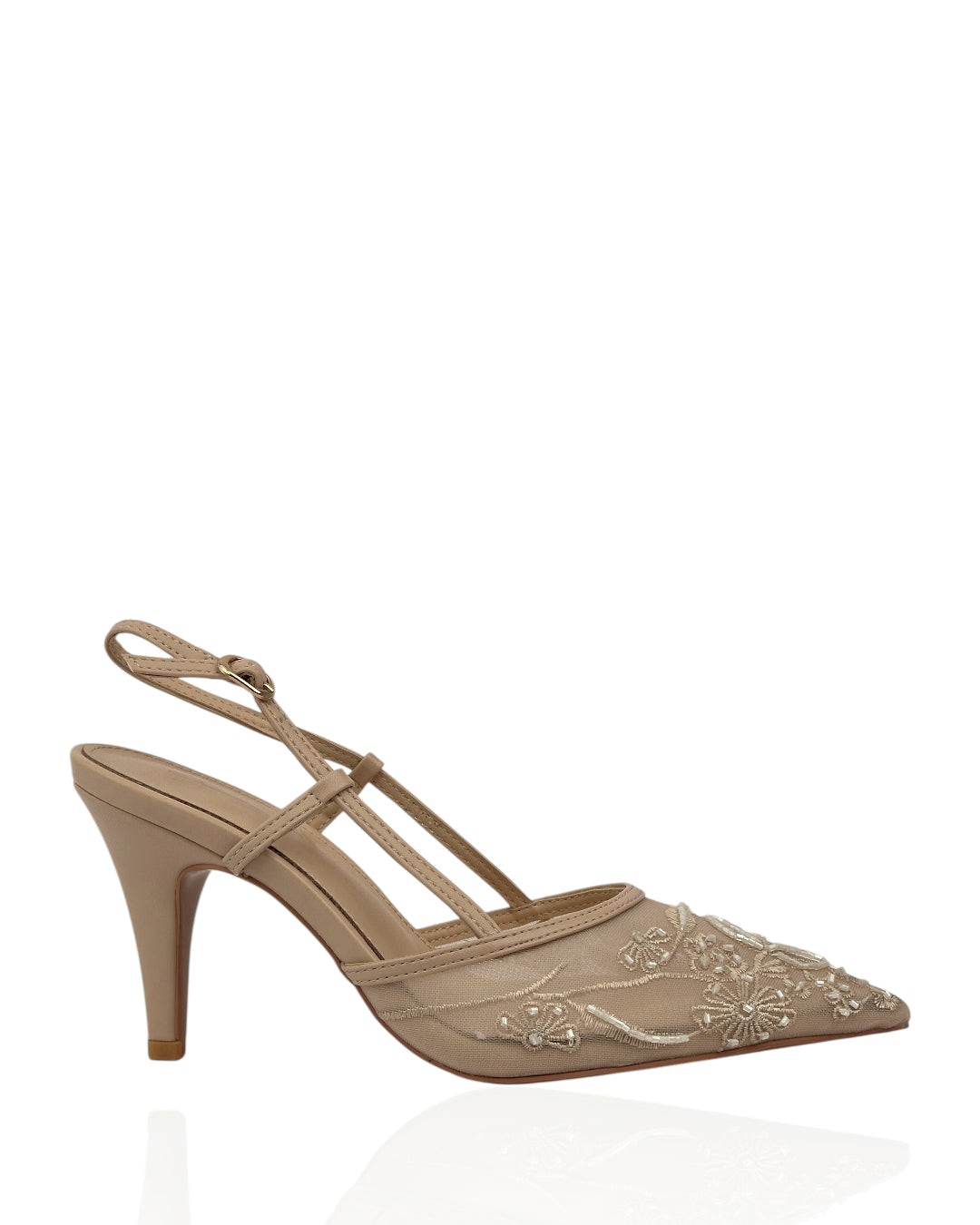 Chiffon heels