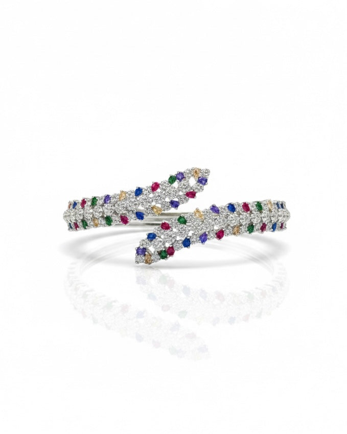 سوار من حجر الزركون الملون