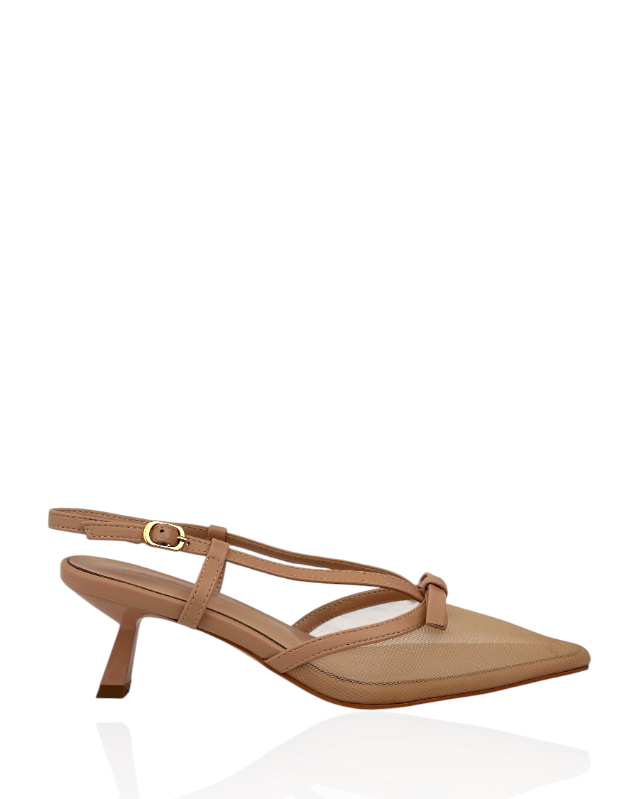 Chiffon heels