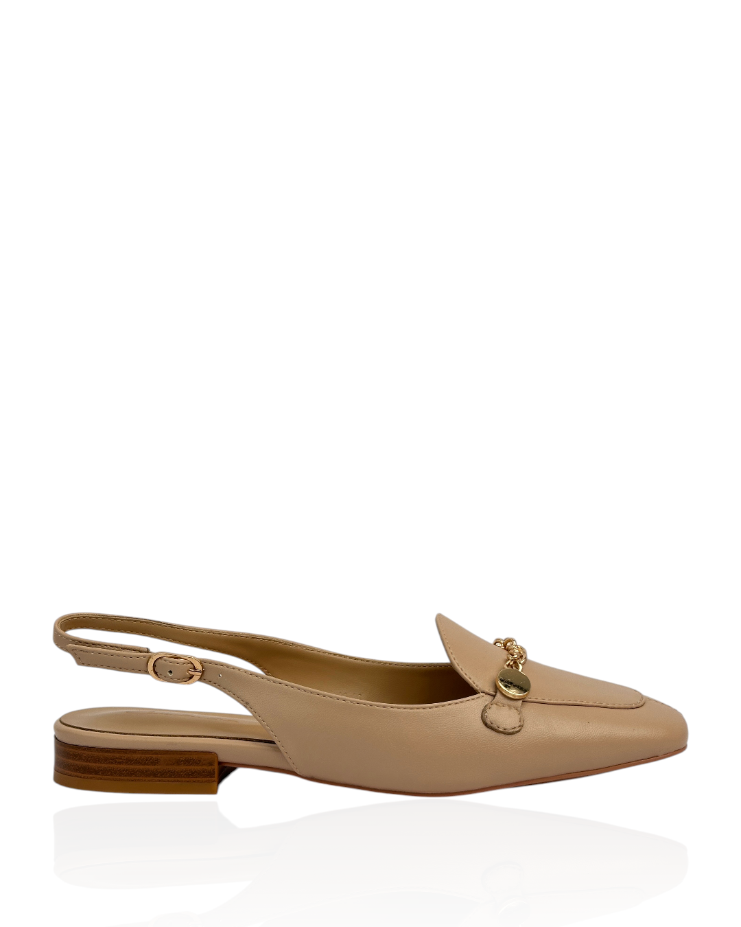 Leather slippers