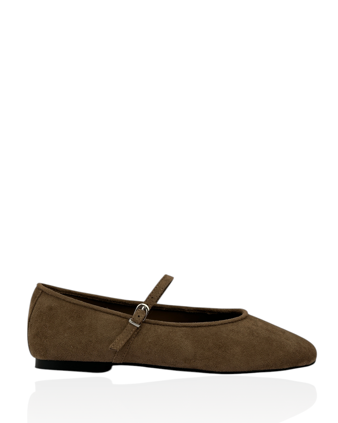Suede ballet flats