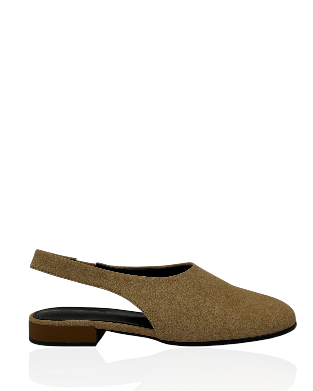 Suede ballet flats