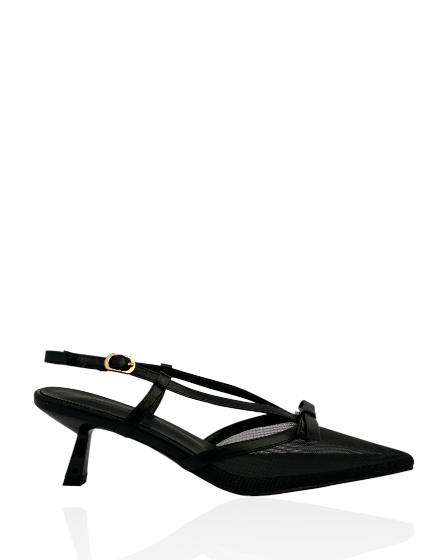 Chiffon heels