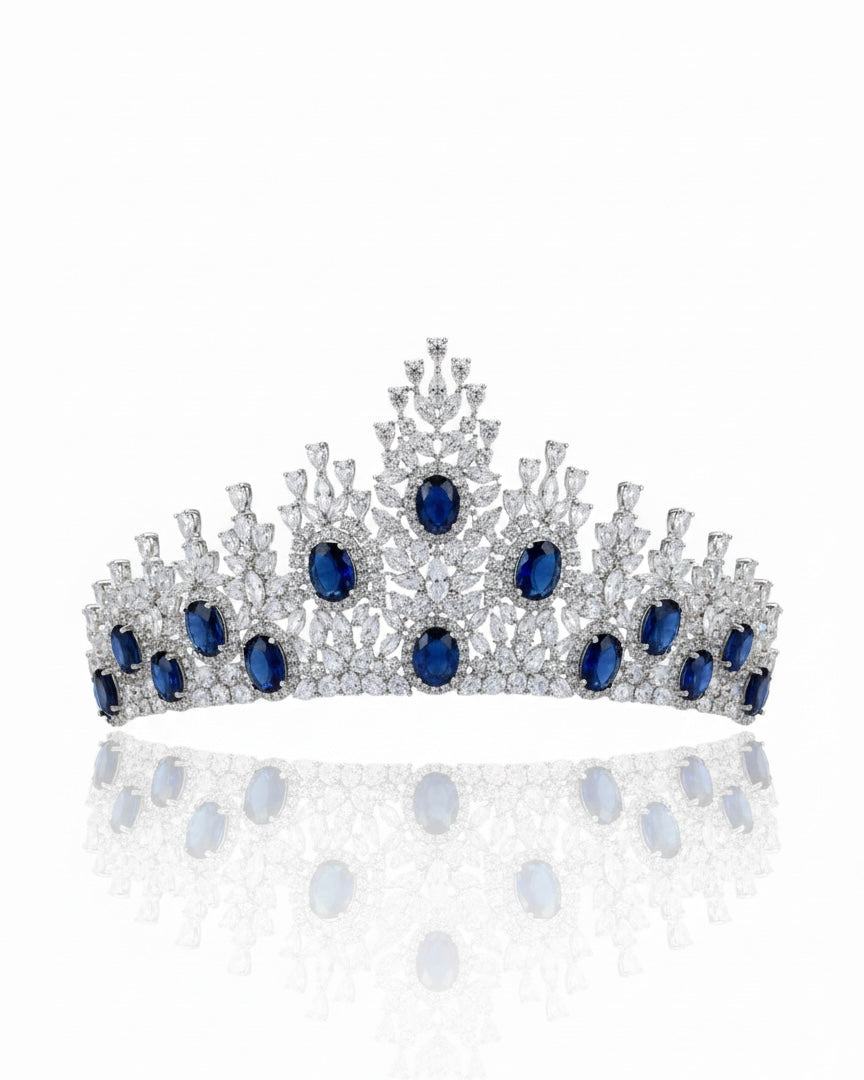 تاج من الزركون والكريستال