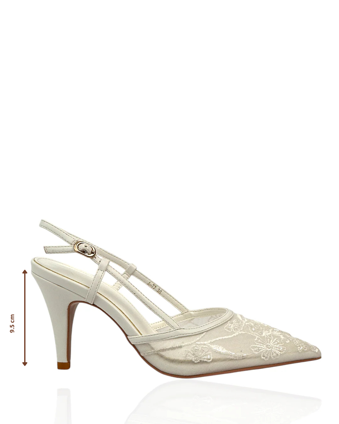 Chiffon heels
