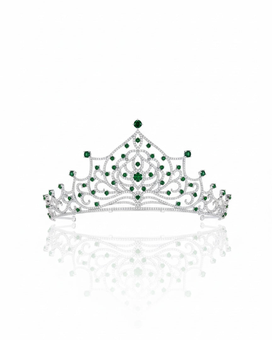 تاج من الزركون والكريستال