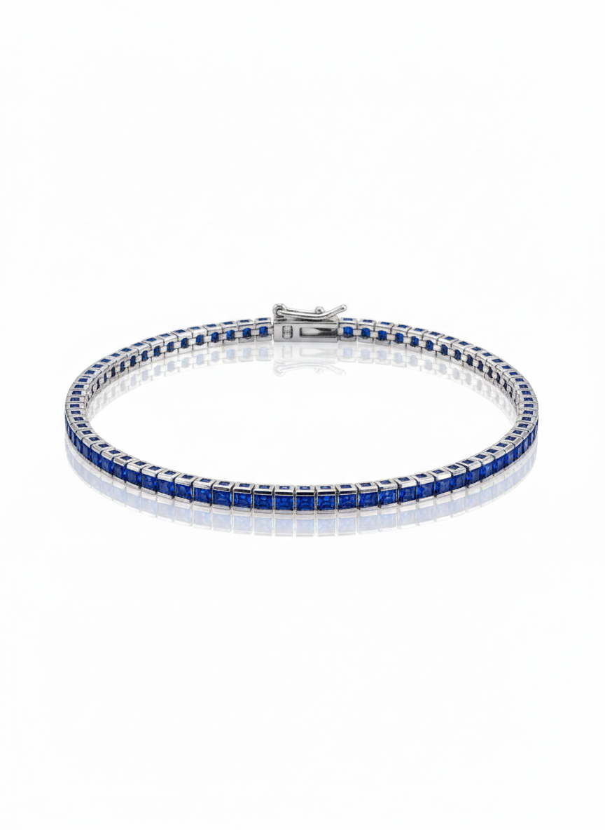 Zircon tennis bracelet Silver 925